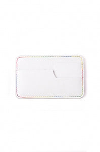 Etui carti de vizita Rainbow, bianco, Unika