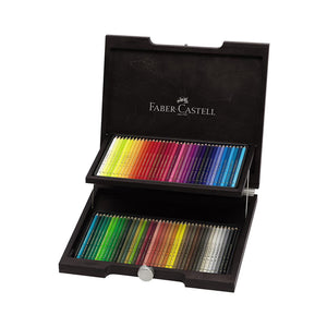 Cutie lemn 72 creioane colorate Polychromos, Faber-Castell