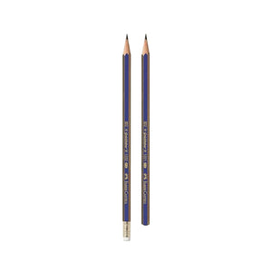 Creion grafit Goldfaber 1221, B, cu guma, Faber-Castell