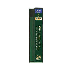 Mina creion Super Hi-Polymer, 0.7 mm, B, Faber-Castell