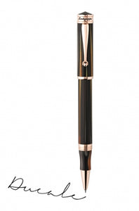 Roller Ducale Brown Emperador, finisaj aur rose, Montegrappa