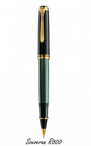 Roller Souveran R800, negru-verde, Pelikan