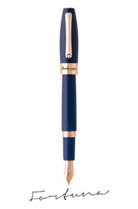 Stilou Fortuna Blue, finisaj aur rose, Montegrappa