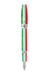 Stilou Fortuna Tricolore, finisaj otel, Montegrappa