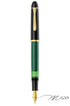 Stilou Classic M120, verde-negru, Pelikan