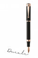 Stilou Ducale Black, finisaj aur rose, Montegrappa